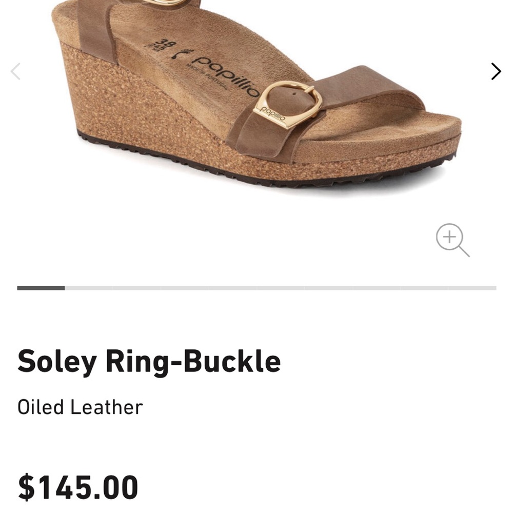 Birkenstock papillio wedge sandals Soley Ring buckle